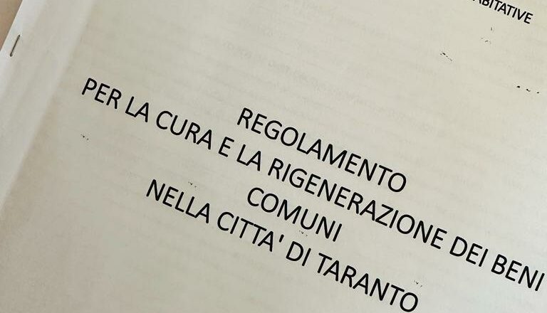 “Beni Comuni”: dal regolamento all’applicazione concreta, la rivoluzione dell’amministrazione Melucci