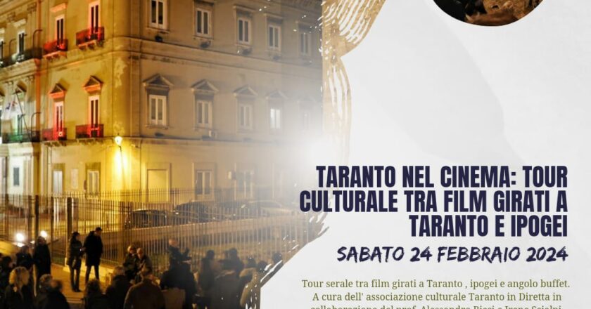 Un sabato sera nel Borgo Antico con il Tour culturale tra film girati a Taranto e ipogei
