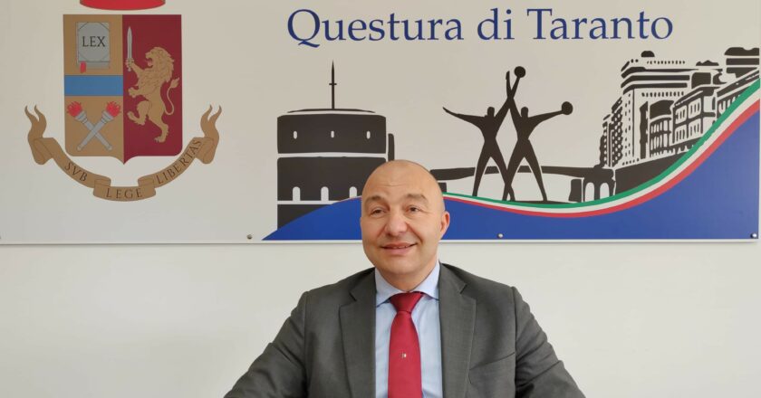 Il Dr. Rocco Carrozzo nuovo Vicario della Questura di Taranto