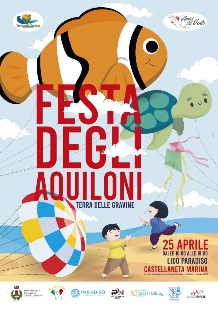 IL 25 Aprile a Castellaneta Marina, la Festa degli Aquiloni