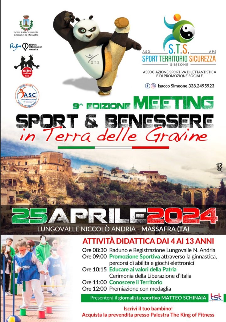 A Massafra la nona edizione del meeting Sport & Benessere in Terra delle Gravine